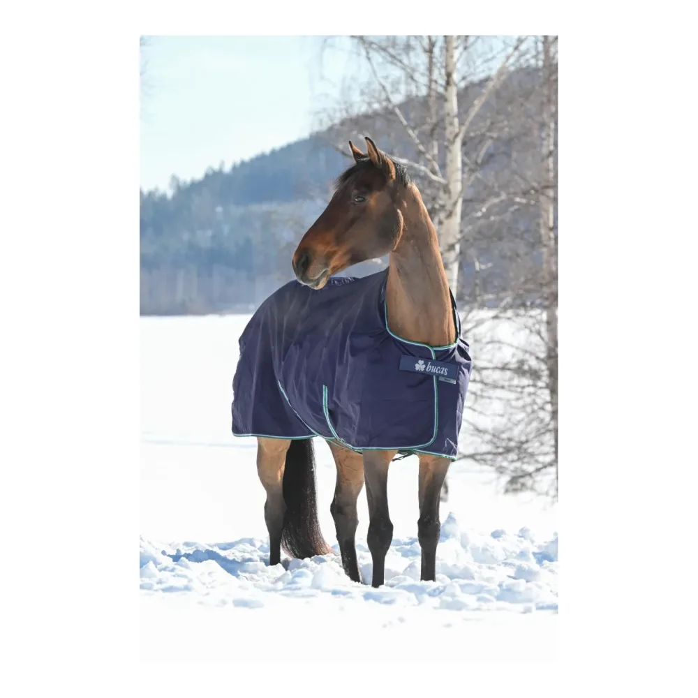 Bucas Winterdecke Smartex Extra Classic 300g - blau - Glacier-deepsea -  Farbe: Glacier-deepsea, Grösse Pferdedecken: 125 cm