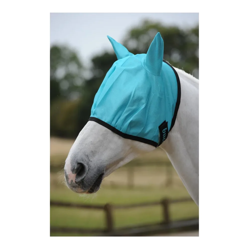 Bucas Fliegenmaske Freedom Fly Mask - sweet blue Grösse: XS