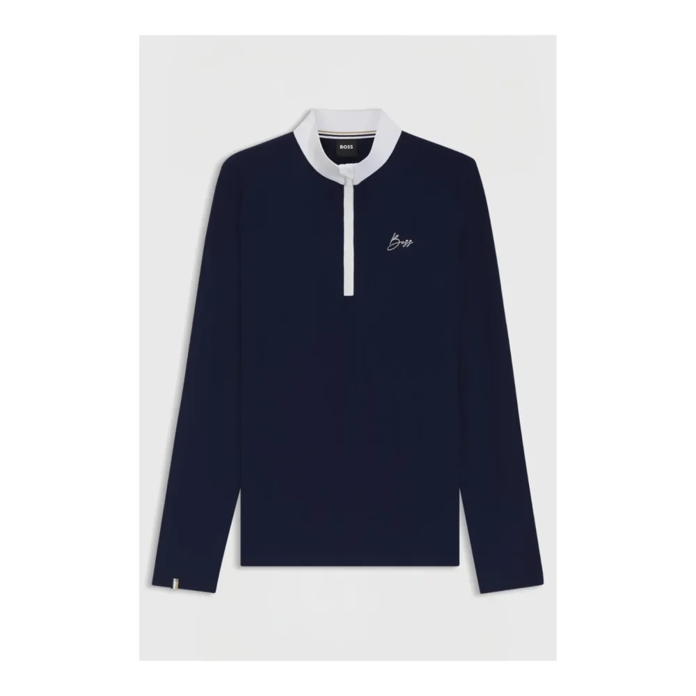 BOSS Equestrian Turniershirt Minou Texture Damen - Sky Captain -  Grösse: S, Farbe: Sky Captain