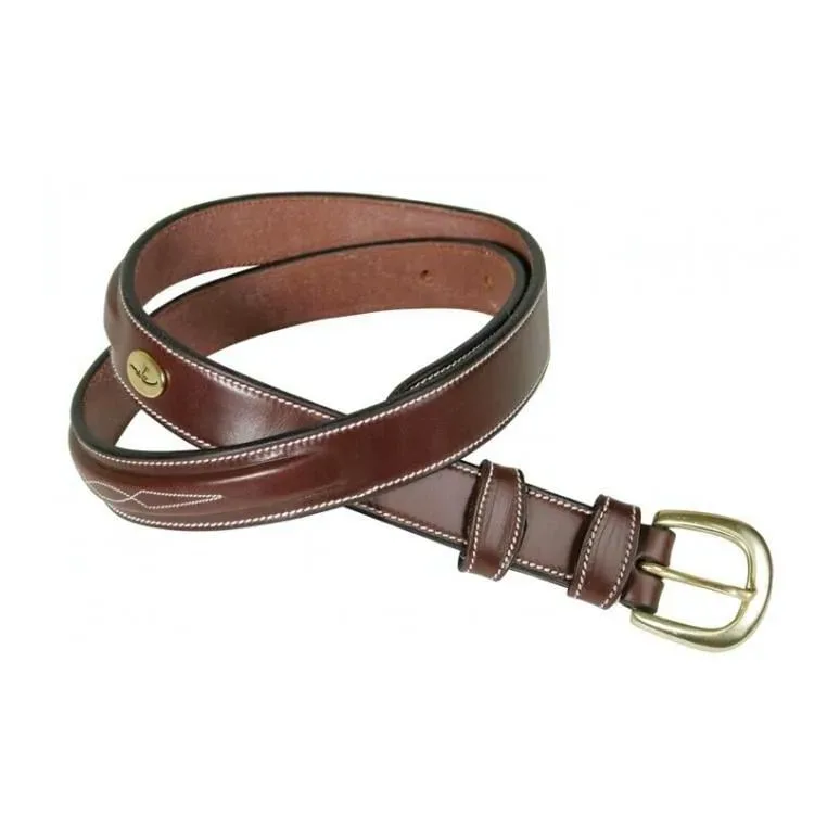 Dy'on Ledergürtel Fancy - braun Farbe: Braun, Länge Damen/Herrengürtel: 80 cm