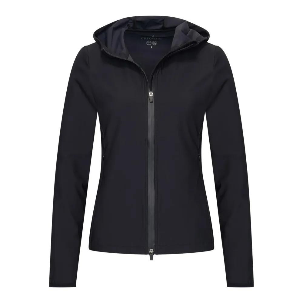 euro-star Sweatjacke Madeleine Damen - Black -  Grösse Bekleidung Damen: XS