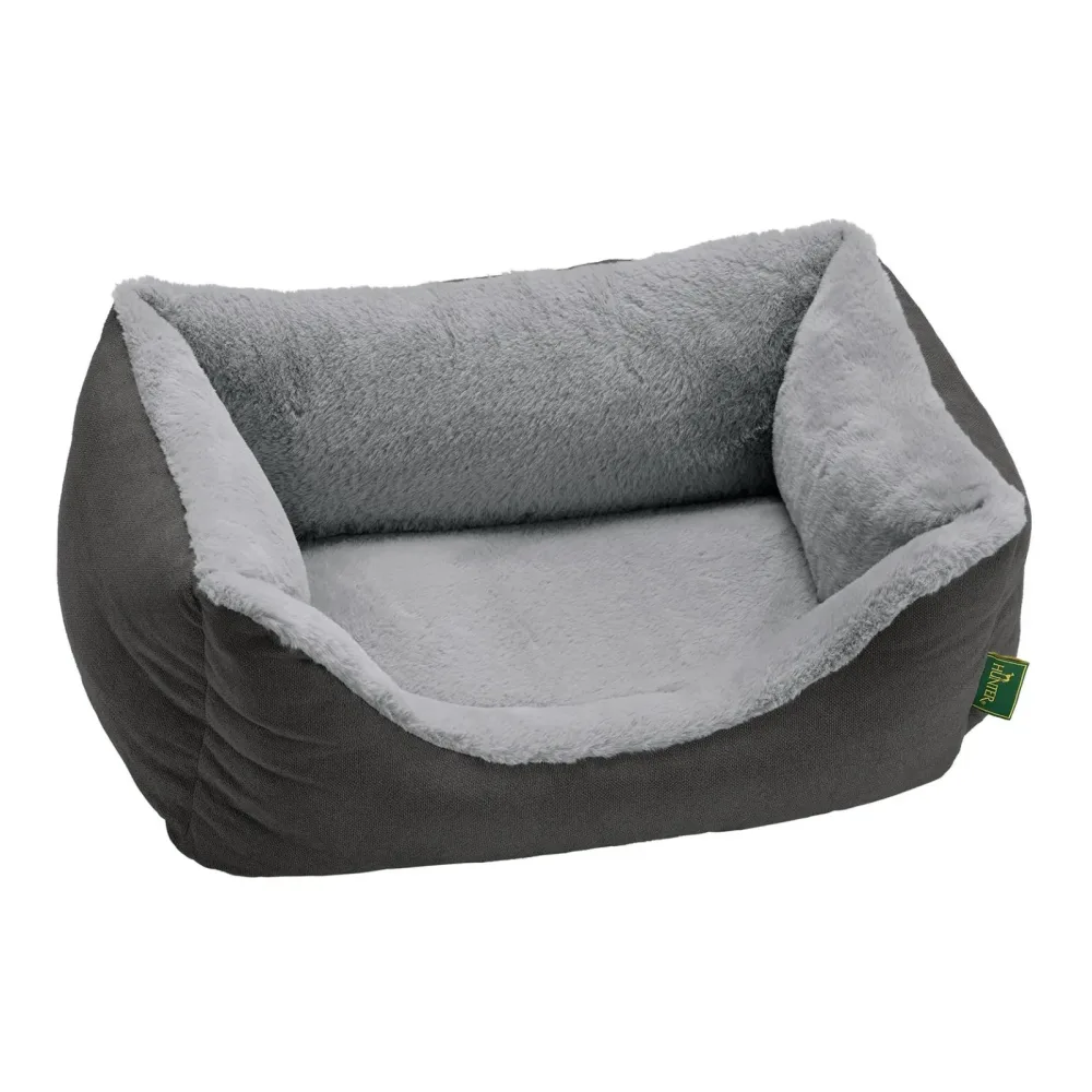 Hunter Orthopädisches Hundebett Rockford - Anthrazit/Hellgrau -  Farbe: Anthrazit/Hellgrau, Grösse: 100 x 70 cm