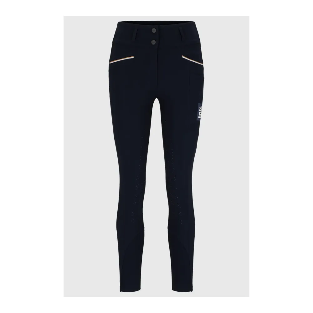 BOSS Equestrian Reithose Hailey Sommer Vollbesatz High Waist Damen - Sky Captain -  Farbe: Sky Captain, Grösse Bekleidung Damen: L