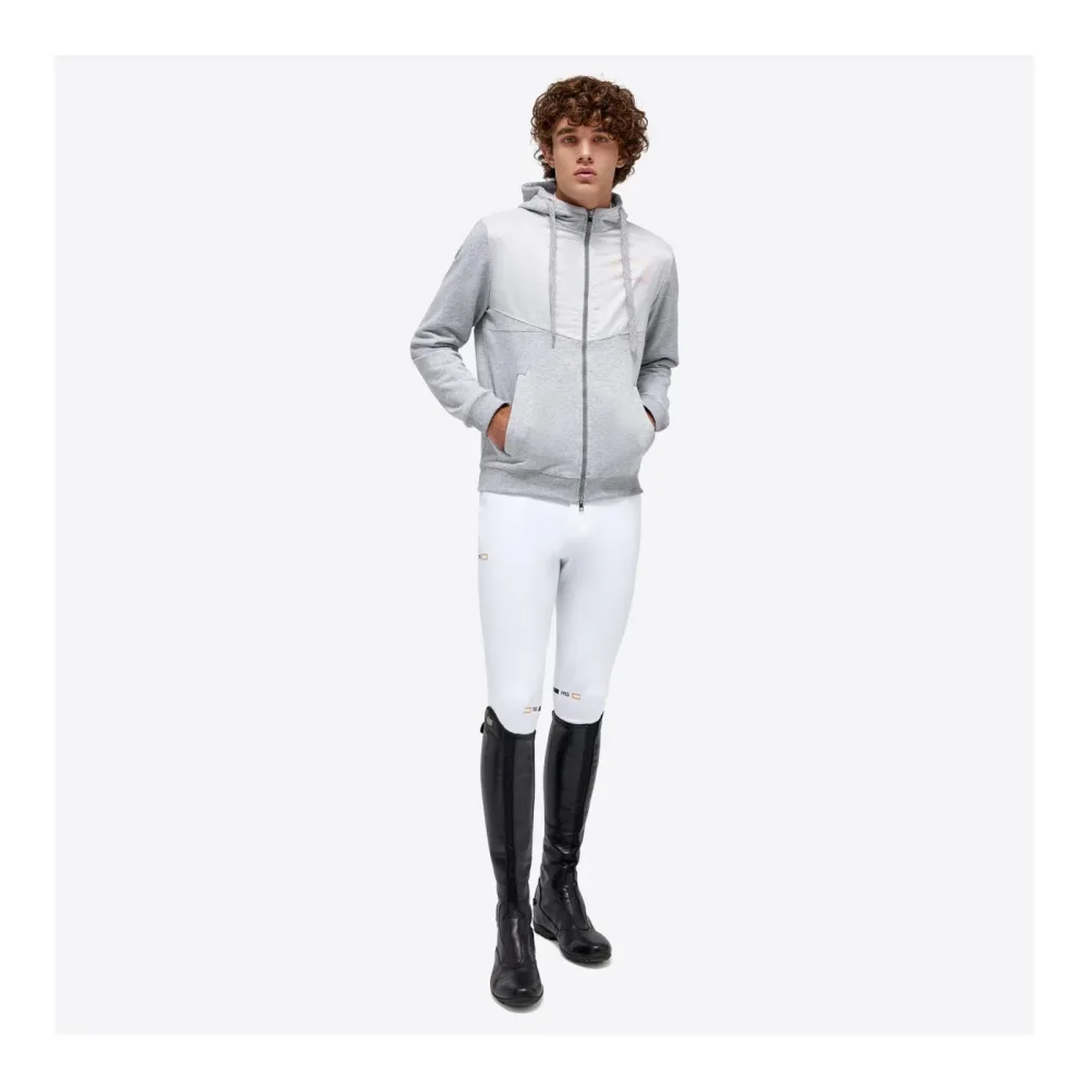 RG Italy Sweatshirt Hooded Zip Herren - Grau -  Grösse Bekleidung Herren: XL