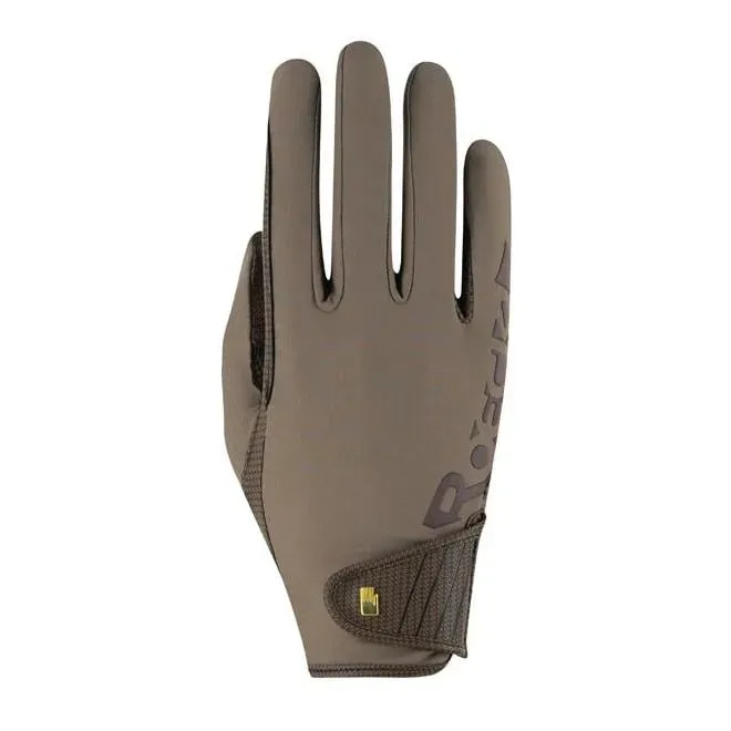 Roeckl Reithandschuh Muenster - Dark Taupe -  Farbe: Dark Taupe, Grösse Handschuhe: 6