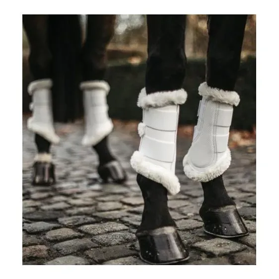 Kentucky Arbeitsgamaschen Turnout Boots Air - weiss Grösse Gamaschen: M