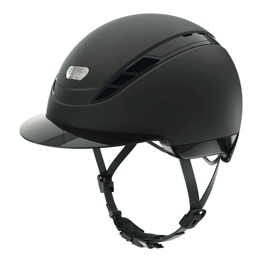 Abus Reithelm AirDuo - Black -  Farbe: Black, Grösse: 53-56 cm