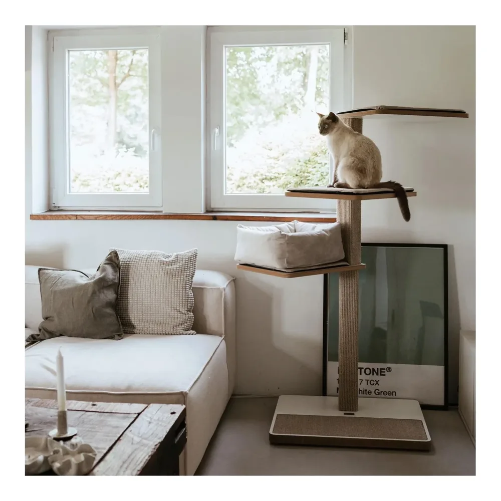 Stylecats by Hunter Kratzbaum Owen - Weiss/Grau -  Grösse: 145 cm