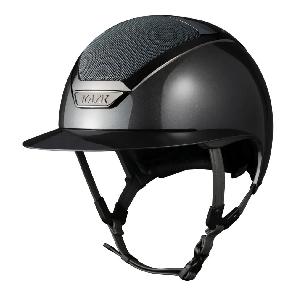 KASK Reithelm Star Lady Pure Shine - Anthrazit -  Farbe: Anthrazit, Grösse: 53