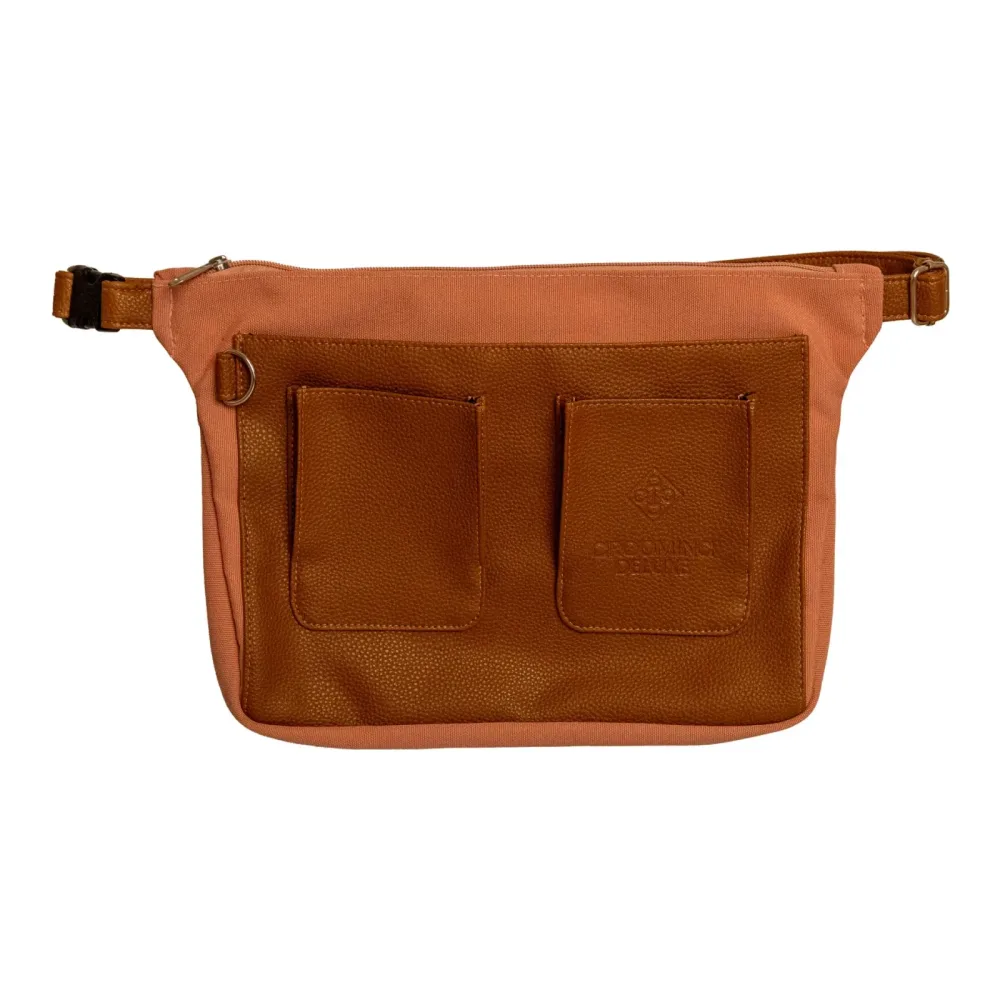 Grooming Deluxe Einflecht Bauchtasche Canvas - Old Rose -  Grösse: One Size, Farbe: Old Rose