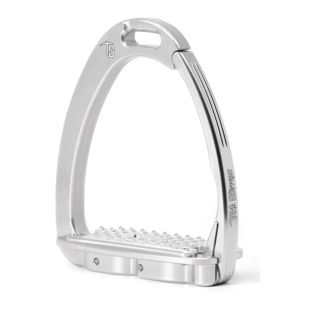 Tech Stirrups Sicherheitssteigbügel Venice Dressage Sloped - Silber -  Farbe: Silber, Grösse: One Size