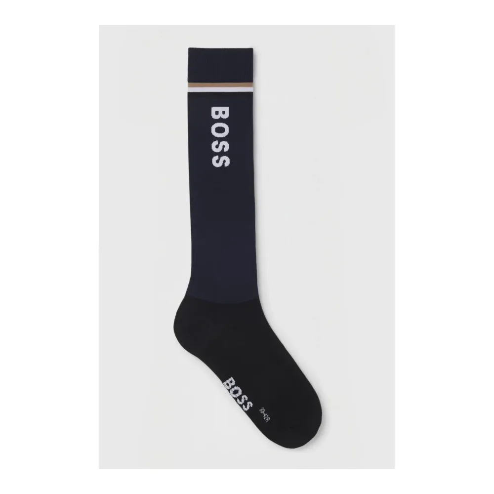 BOSS Equestrian Reitsocken Logo Chelsea - Sky Captain -  Grösse: 43/46