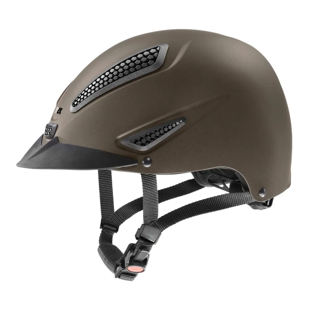 Uvex Reithelm Perfexxion III - Brown Mat -  Farbe: Brown Mat, Grösse Reithelm: 54-55