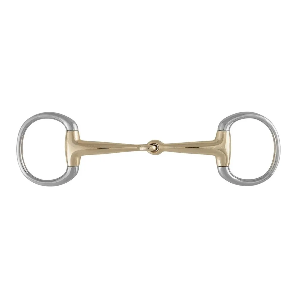 Stübben Olivenkopf-Unterlegtrense Einfach gebrochen Sweet Copper Stärke: 12 mm, Gebisslängegrösse: 10.5 cm