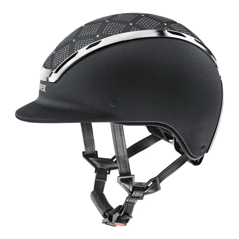 Uvex Reithelm Exxeed Jewel - Black -  Farbe: Black, Grösse Reithelm: S-M