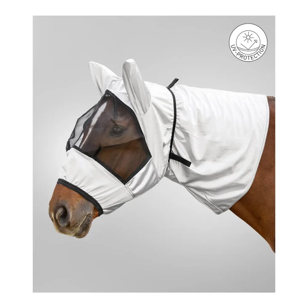 Waldhausen Fliegenmaske Ekzemer - Schwarz/Weiss -  Grösse: Pony