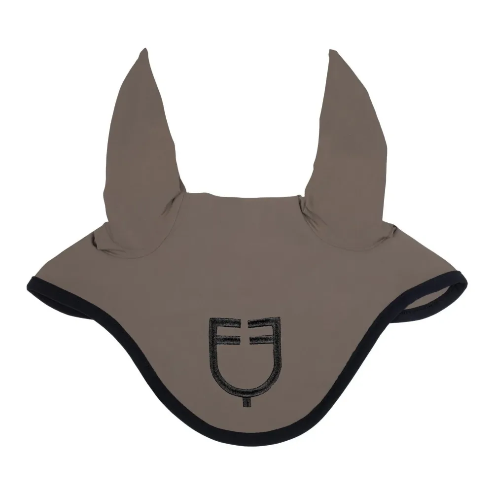 Equestro Ohrengarn Black Line Logo - Walnuss -  Grösse: Full, Farbe: Walnuss