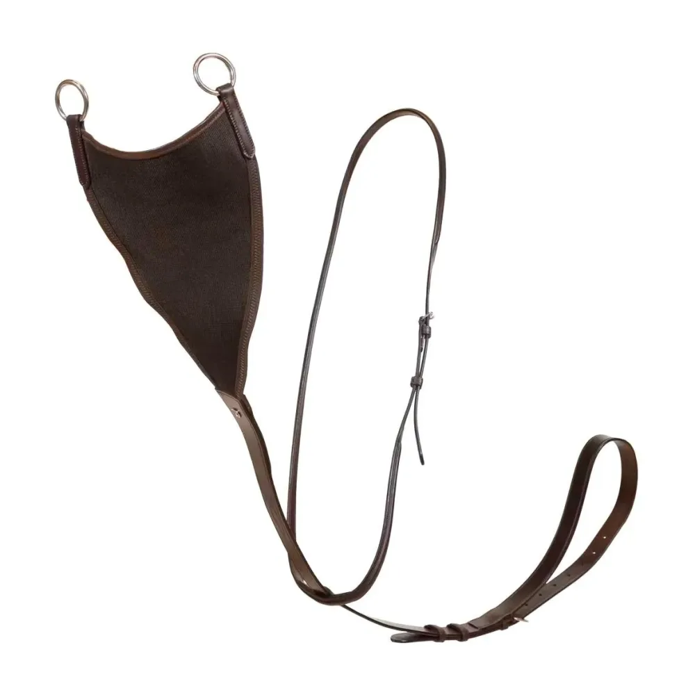 Dy'on Elastische Bib-Martingal - Braun -  Farbe: Braun, Grösse Pferd: Full