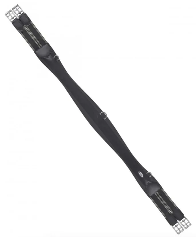 Prestige Sattelgurt mit Elastikzug - tabakbraun Farbe: Tabakbraun, Sattelgurtlänge: 145 cm