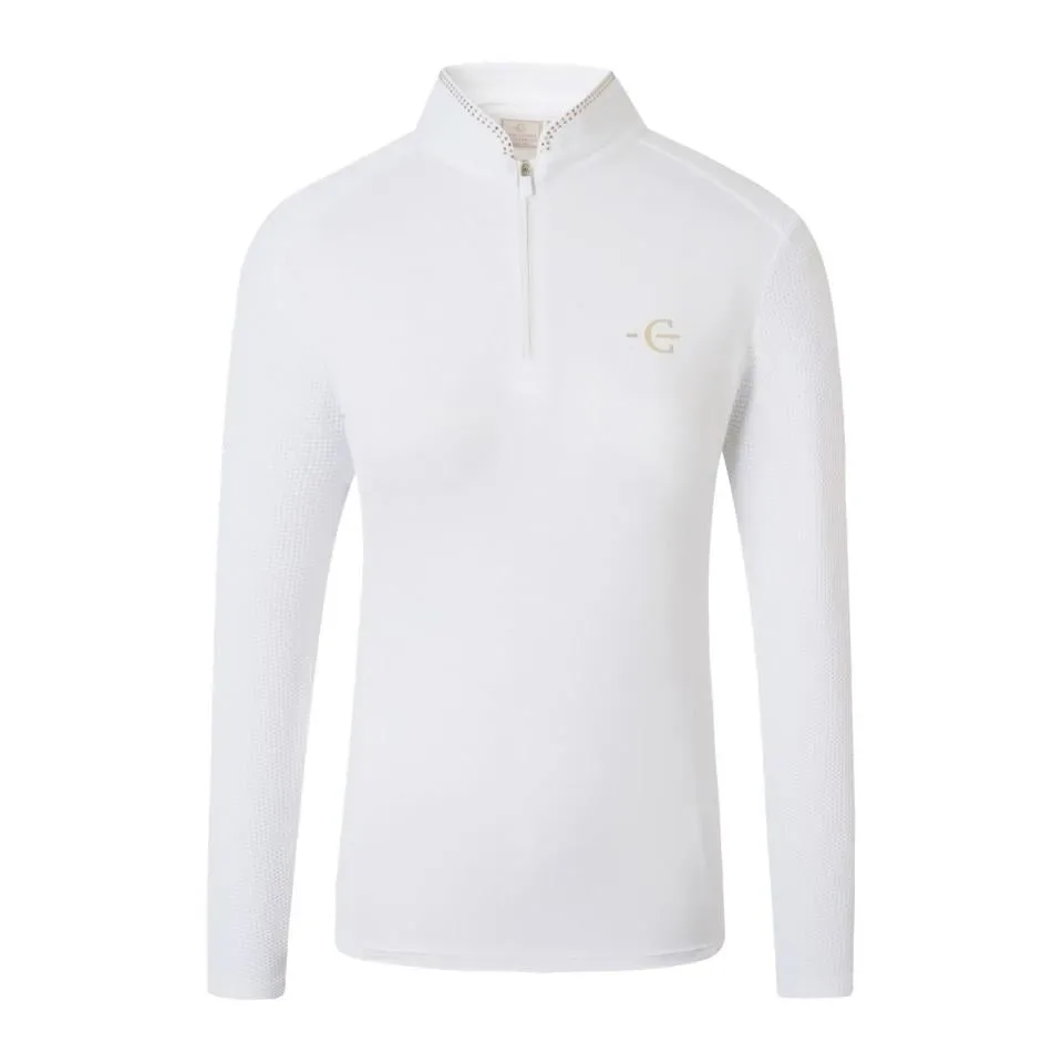 Covalliero Turniershirt langarm F/S 2026 - Weiss -  Grösse: L, Farbe: Weiss
