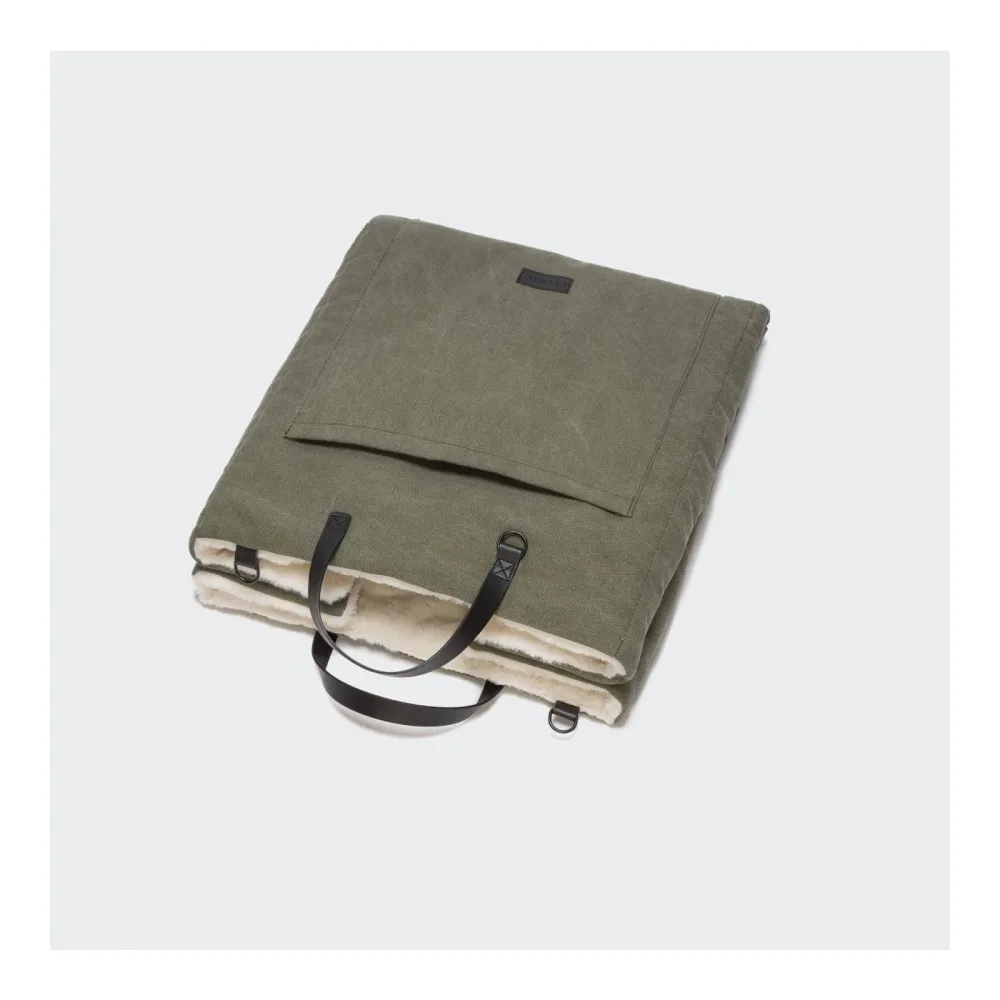 Cloud 7 Hundereisebett Canvas - Olive -  Grösse: M, Farbe: Olive