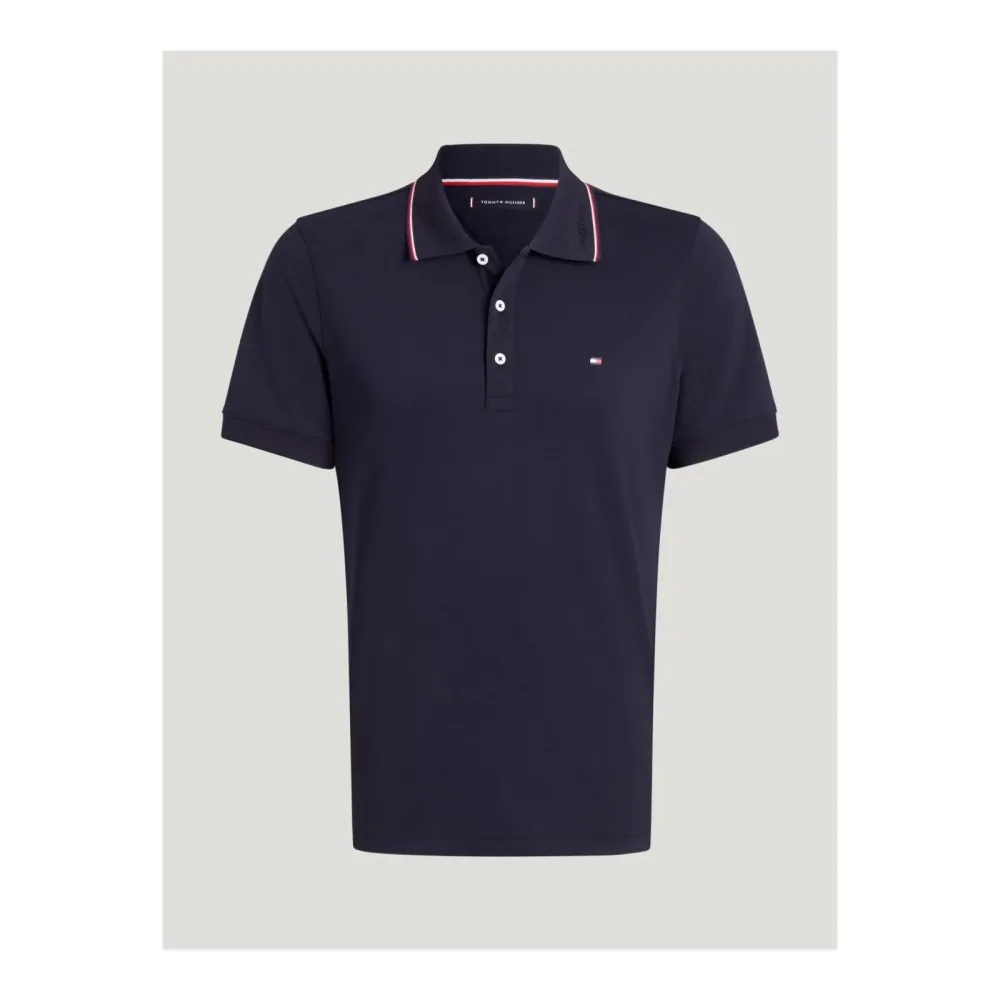 Tommy Hilfiger Equestrian Poloshirt Harrison Herren - Desert Sky -  Farbe: Desert Sky, Grösse Bekleidung Herren: L