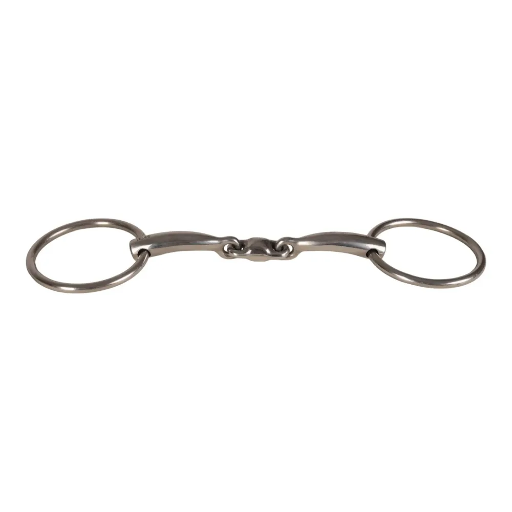 Velari Doppelt Gebrochene Wassertrense Edelstahl 16mm Gebisslängegrösse: 11.5 cm