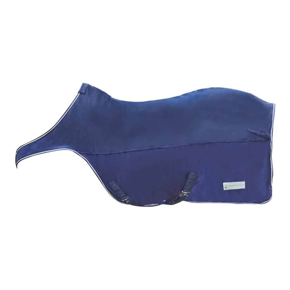 Waldhausen Fliegen-Führmaschinendecke Protect - nachtblau Grösse Pferdedecken: 135 cm
