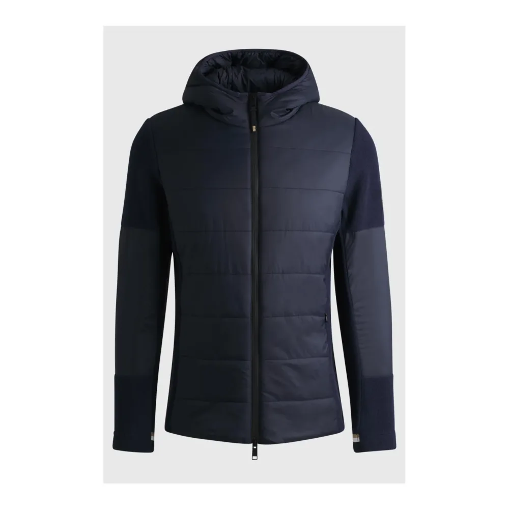 BOSS Equestrian Jacke Puffer Leicht Jeff Herren - Sky Captain -  Grösse Bekleidung Herren: S