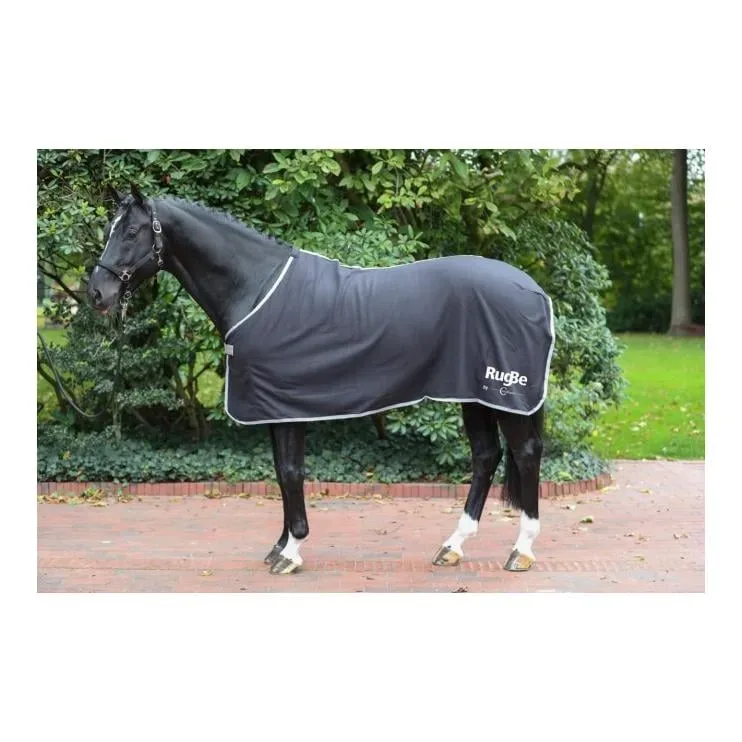 RugBe Fleecedecke Economic - Schwarz -  Farbe: Schwarz, Grösse Pferdedecken: 145 cm