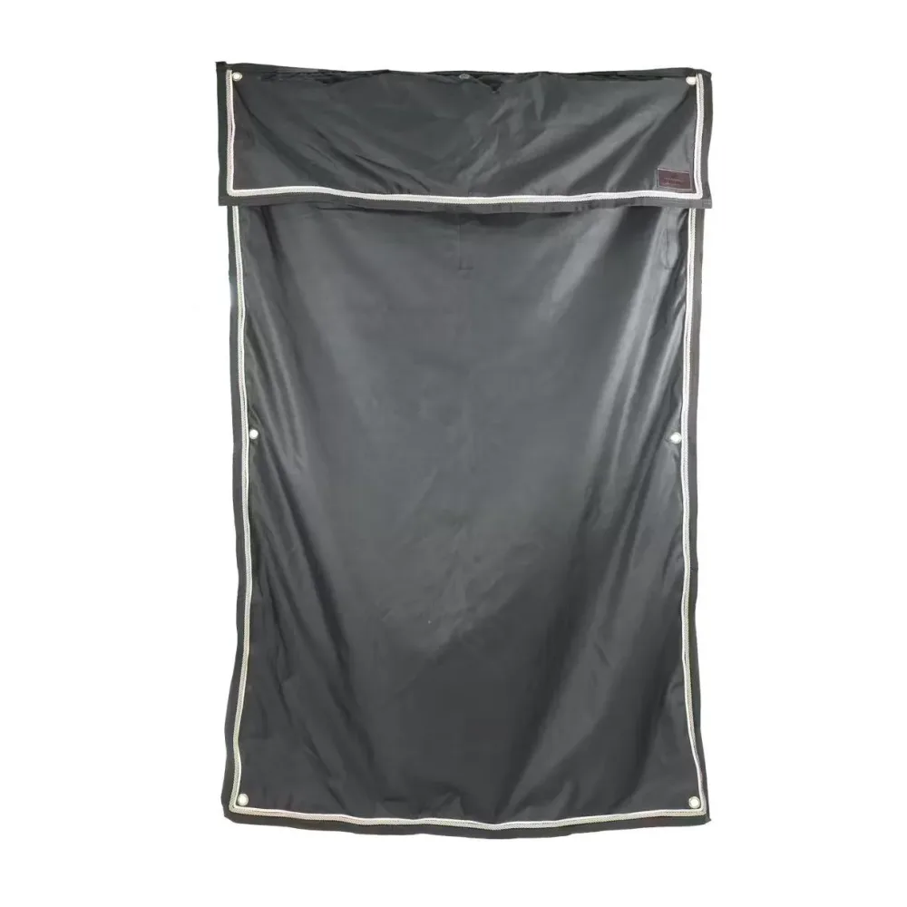Kentucky Boxenwandvorhang wasserdicht classic - Grau -  Grösse: 135x200cm, Farbe: Grau