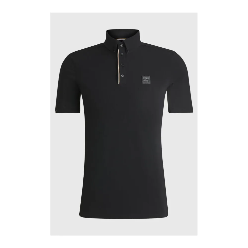 BOSS Equestrian Trainingsshirt Matt Herren - Stripes Black -  Farbe: Stripes Black, Grösse Bekleidung Herren: XXL