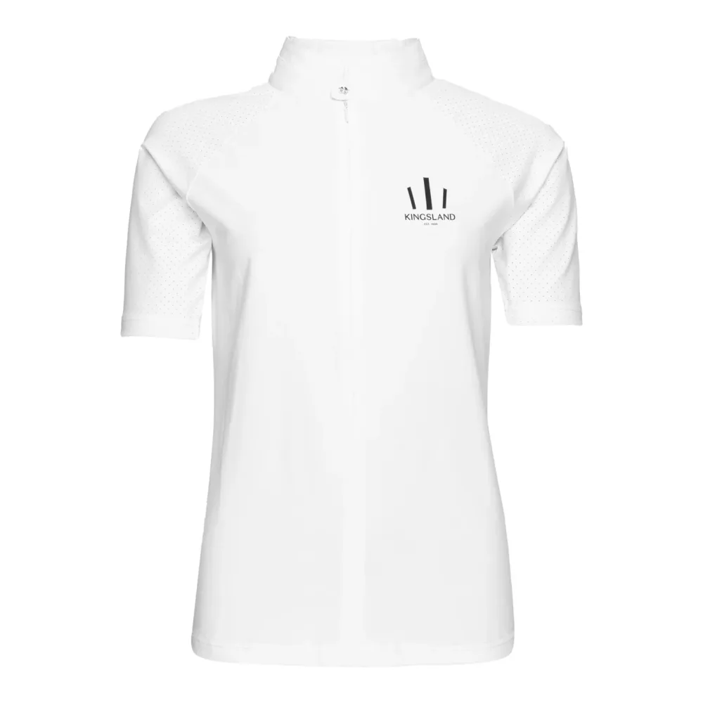 Kingsland Turniershirt Jannie Damen - White -  Grösse Bekleidung Damen: L