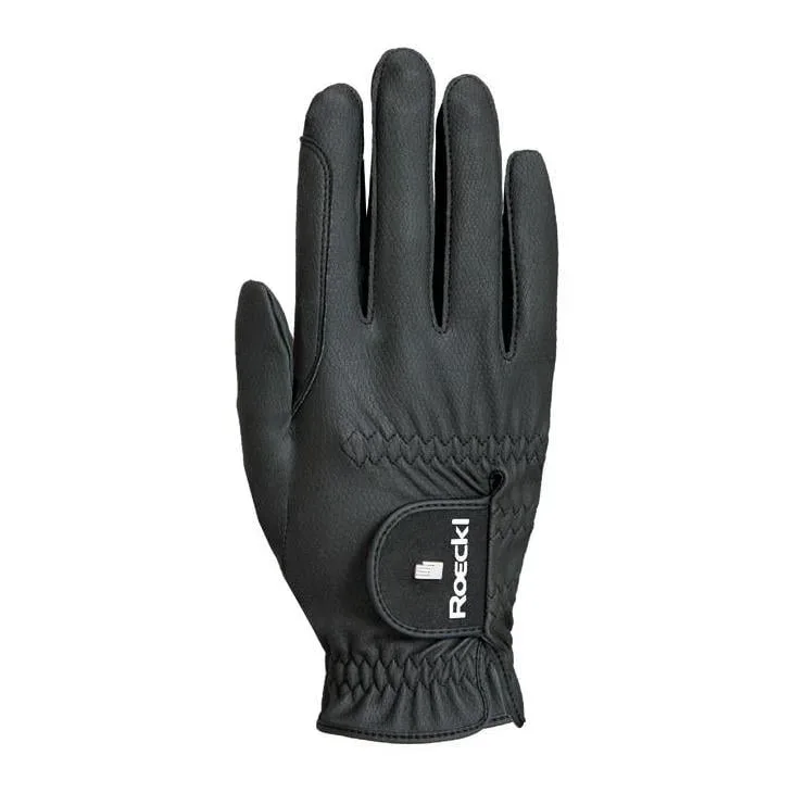 Roeckl Reithandschuh Roeck Grip Pro - Black -  Farbe: Black, Grösse Handschuhe: 6.5