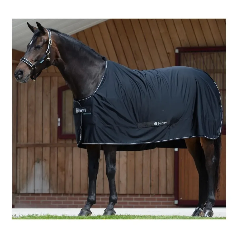 Bucas Abschwitzdecke Shamrock Power - schwarz Grösse Pferdedecken: 130 cm