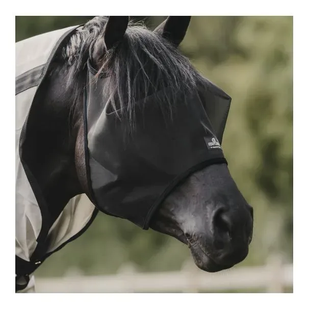 Kentucky Fliegenmaske Classic ohne Ohren - Schwarz -  Farbe: Schwarz, Grösse: Full