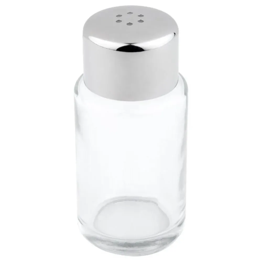 APS Salz- und Pfefferstreuer mattiert 6 Löcher; 4x9 cm (ØxH); transparent