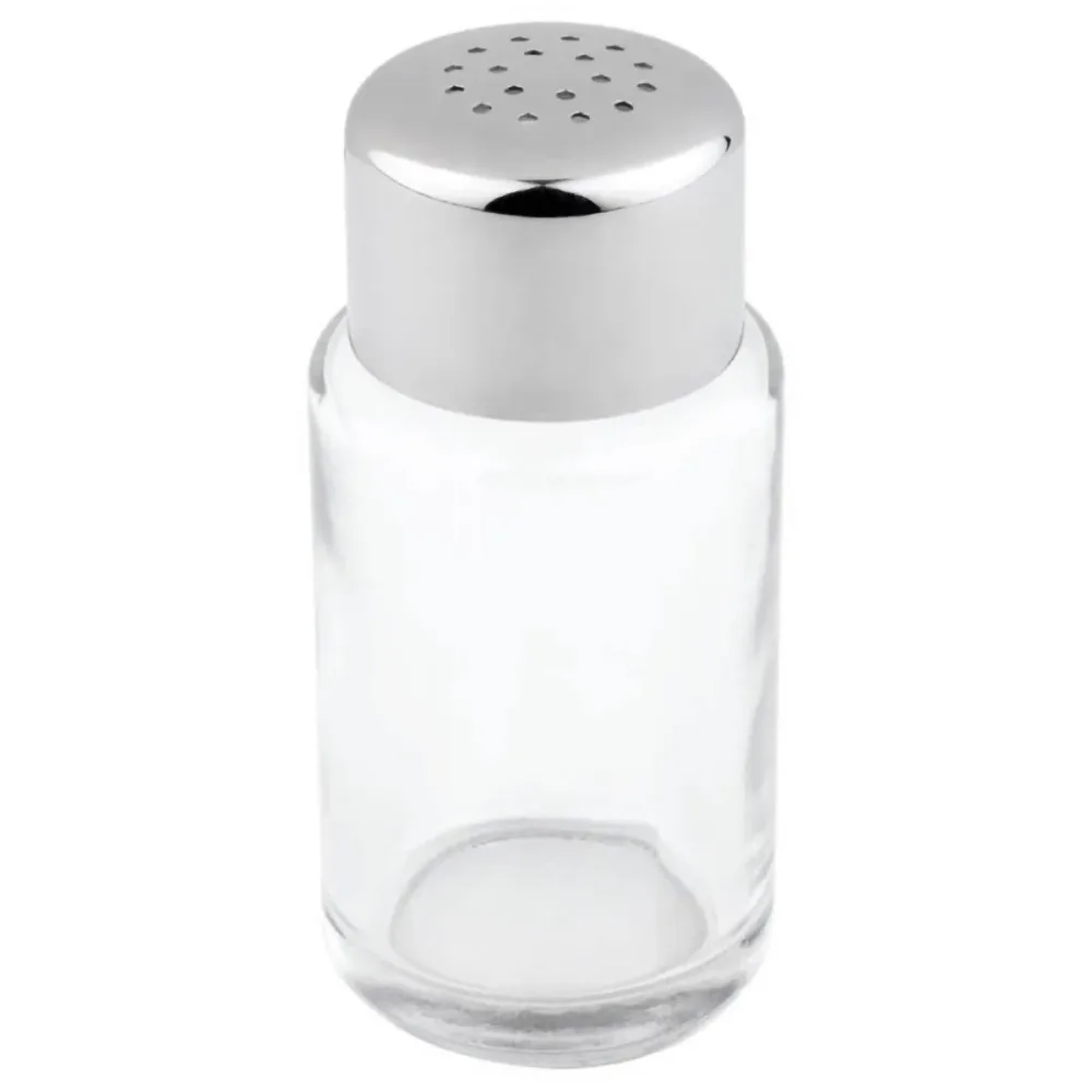 APS Salz- und Pfefferstreuer mattiert 18 Löcher; 4x9 cm (ØxH); transparent