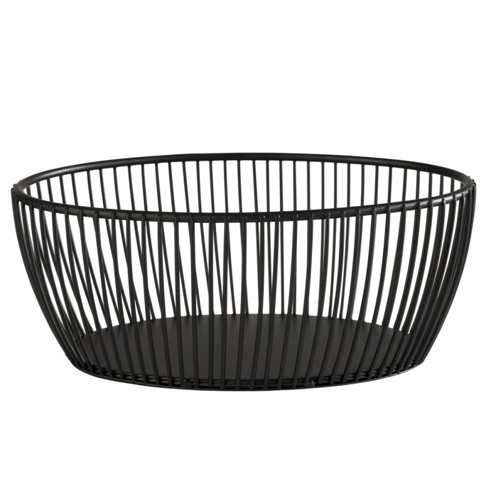 APS Korb Svart eckig; 20x15x8 cm (LxBxH); schwarz; oval