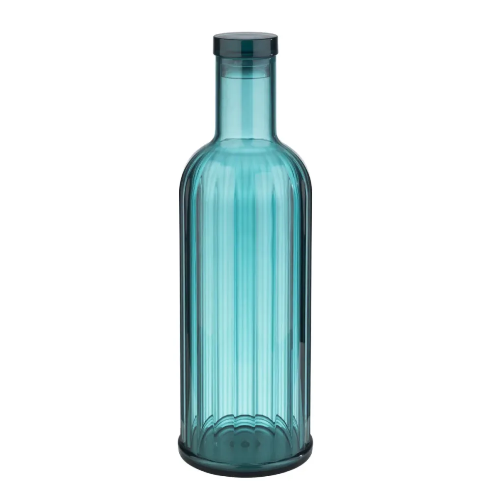 APS Flasche Stripes; 1000 ml, 9x9x9x28.5 cm (LxBxØxH); blau; rund