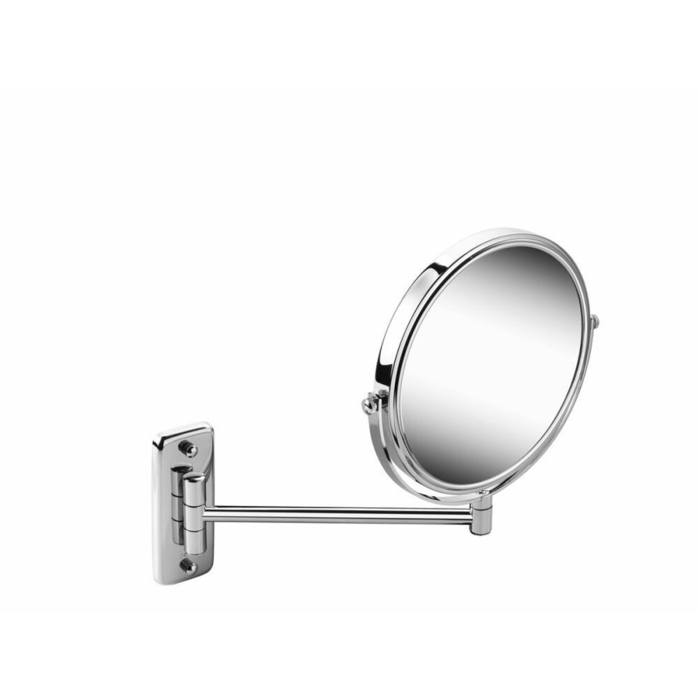 Geesa Mirror Rasier- und Kosmetikspiegel 1-armig 3-fach-Vergrösserung ø 200 mm; 3x28.4x3 cm (LxHxT); grau