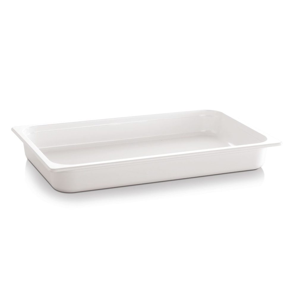 APS GN 1/1 Behälter ECO LINE, Melamin; GN 1/1, 7100 ml, 53x32.5x6.5 cm (LxBxT); weiss