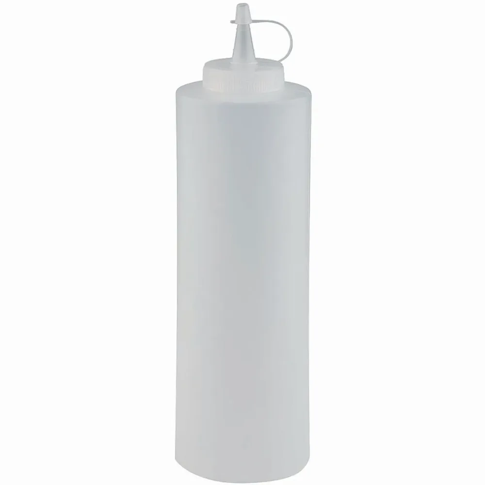 APS Quetschflasche, Polyethylen; 650 ml, 6.5x25 cm (ØxH); weiss