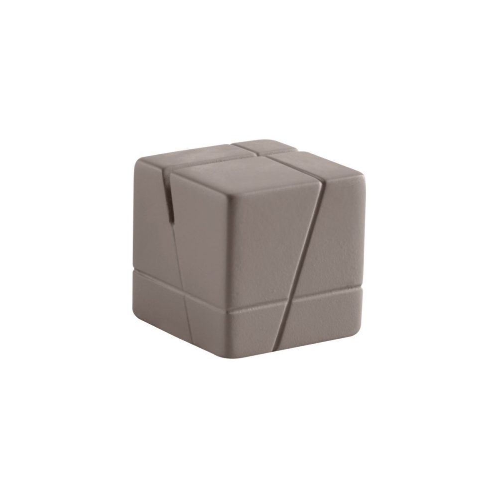 APS Kartenhalter Beton; 3x3x3 cm (LxBxH); weiss; 4 Stück / Pack