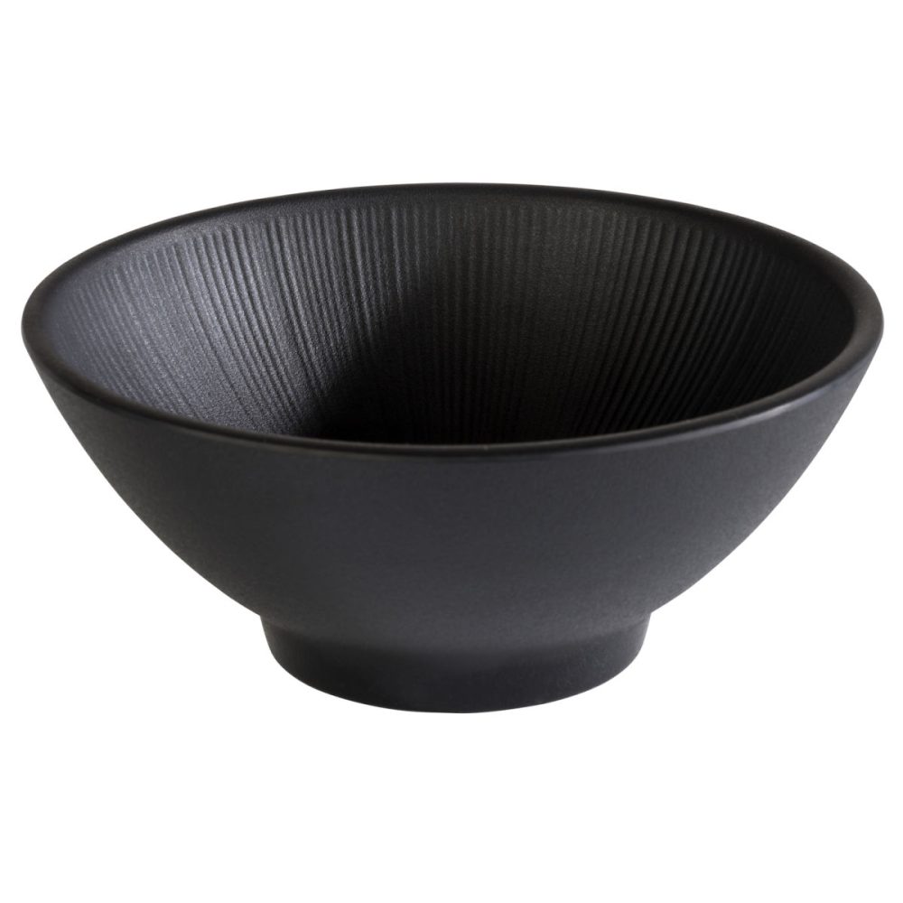 APS Schale NERO, Melamin; 500 ml, 16x6.5 cm (ØxH); schwarz; rund