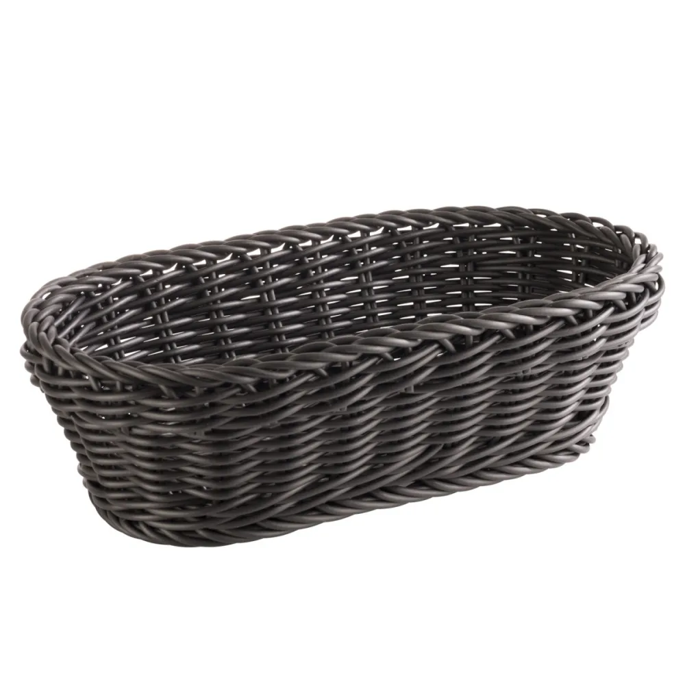 APS Korb PROFI LINE, Polypropylen, oval; 16x28x8 cm (LxBxH); schwarz; oval