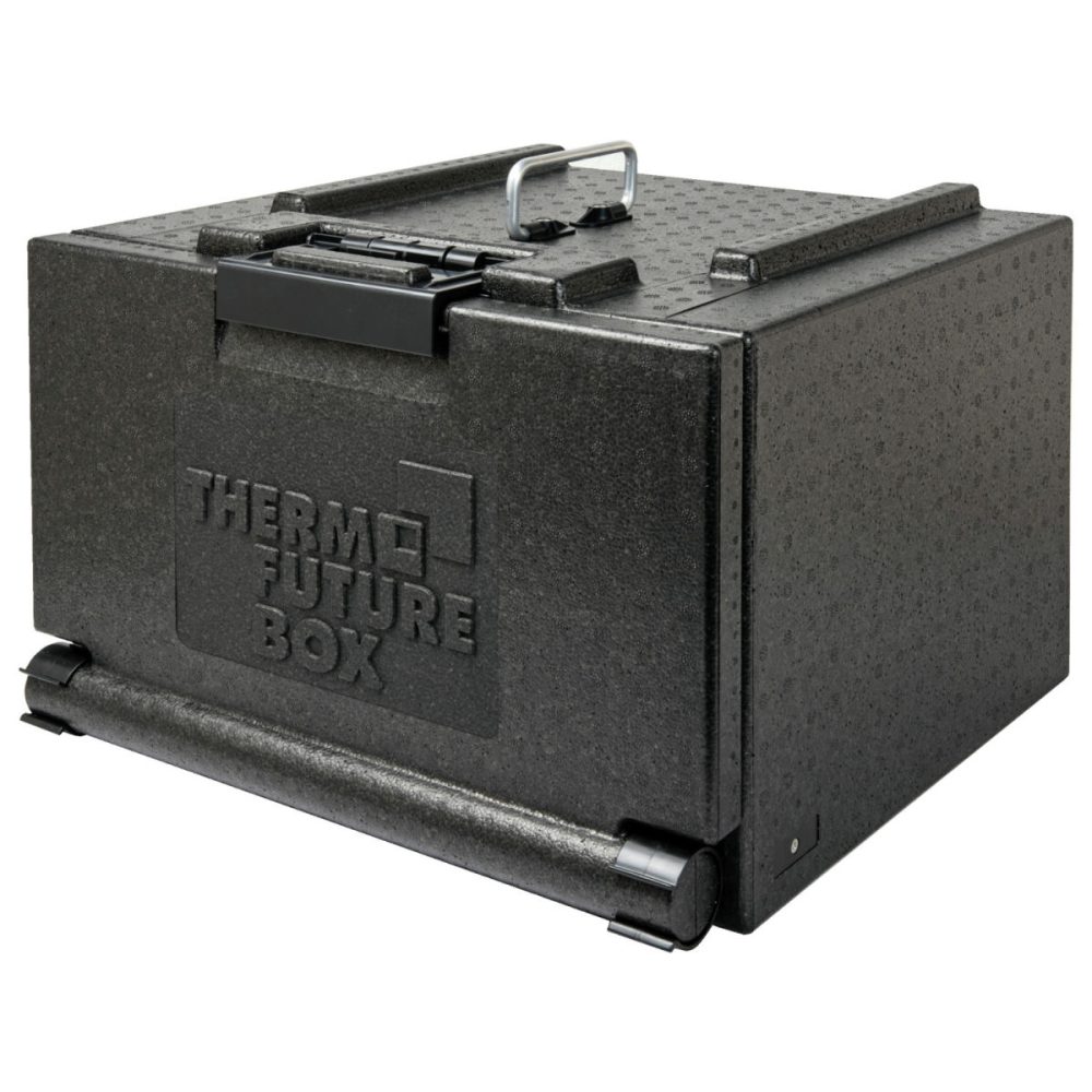 Thermo Future Box Pizza-Carry Box Frontlader; 27000 ml, 43x47x33 cm (LxBxH); schwarz