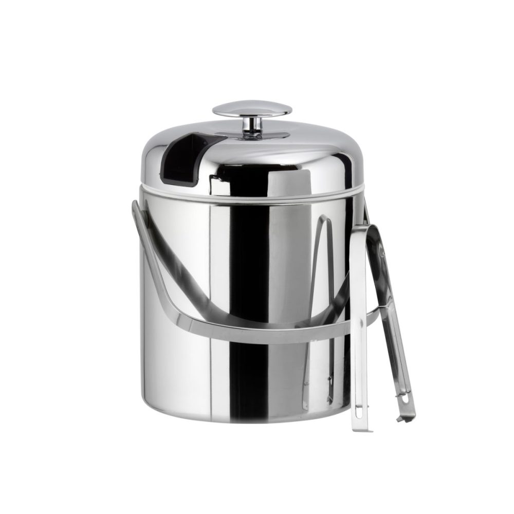 Eiskübel Aps Grau Edelstahl/Kunststoff 15.5 cm 22 cm - Eiskübel