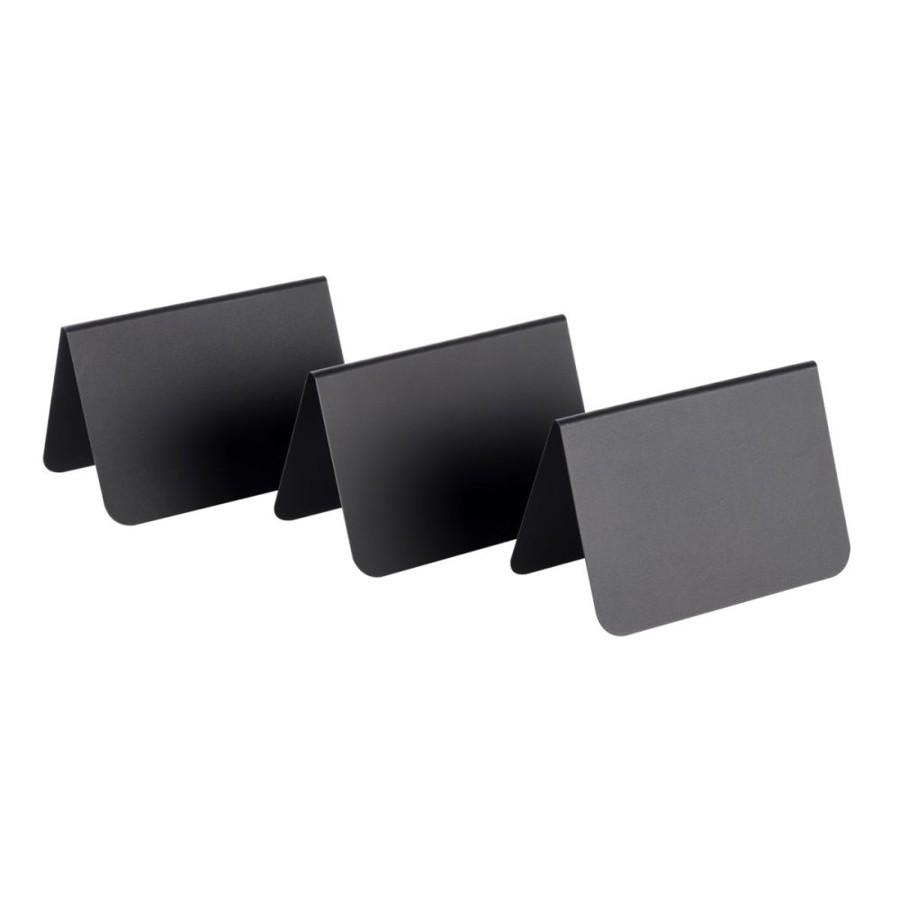 APS Tischaufsteller, 10er Set ; 10.5x6x6.5 cm (LxBxH); schwarz