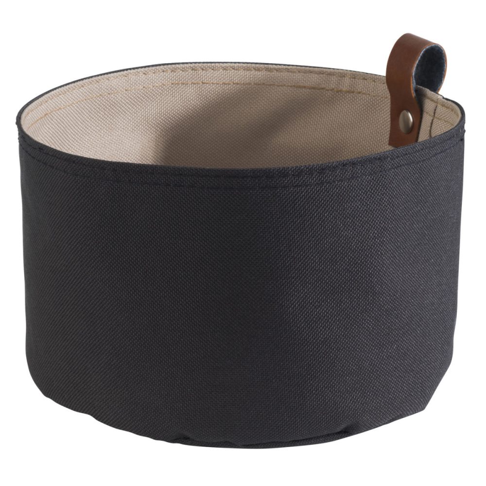 APS Brottasche, Tetron; 17x11.5 cm (ØxH); grau/beige; rund